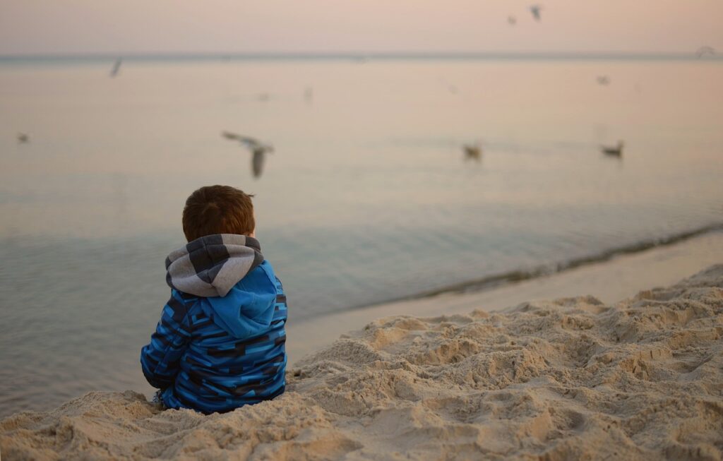 child, birds, sea-438373.jpg